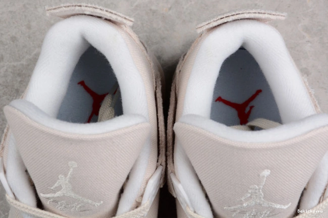 Cheap BK blank canvas dq4909-100 jordan (w) retro 4 1129